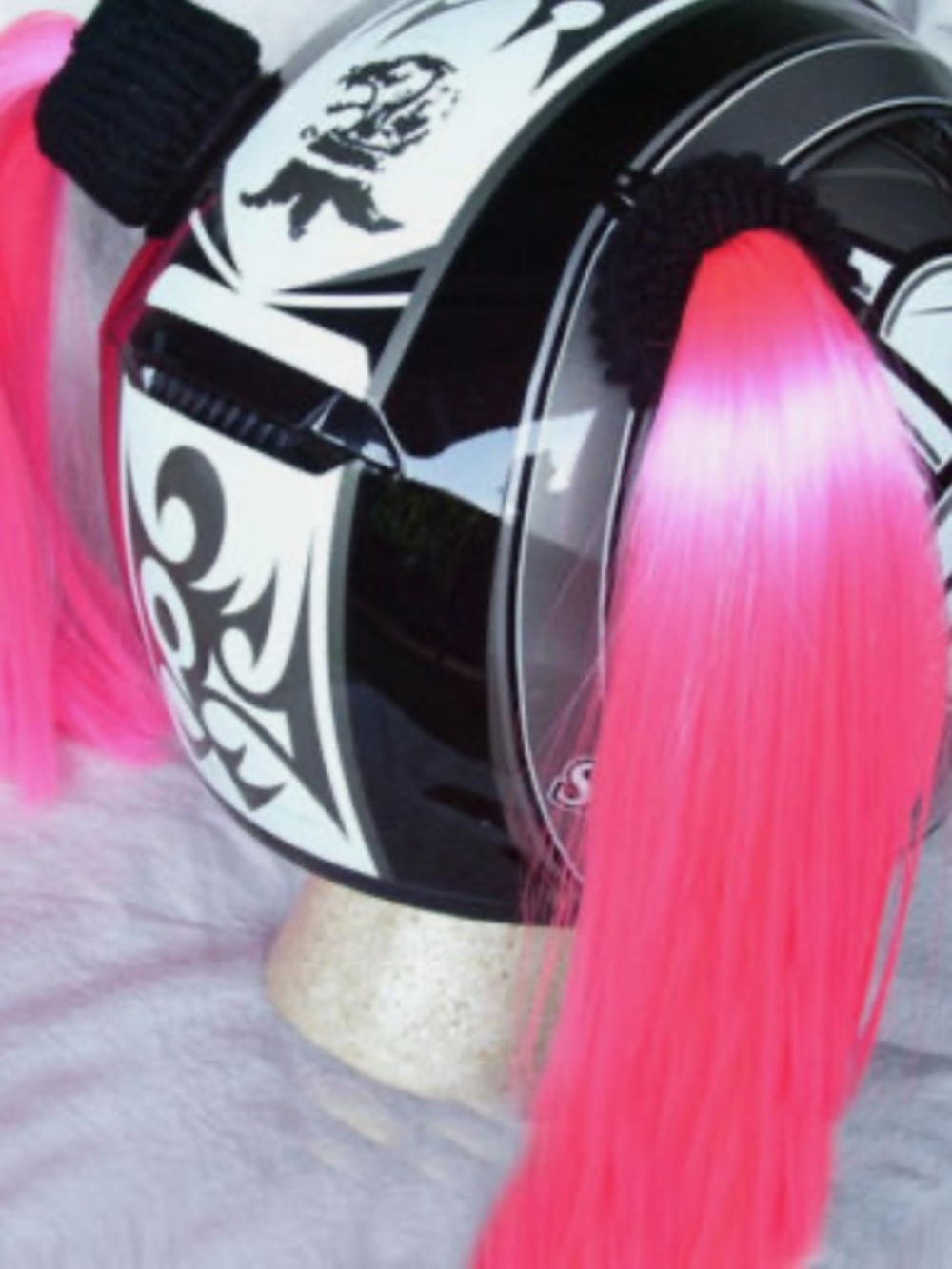 Helmet Ponytail Clips